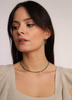 Necklace made of natural spinel stones